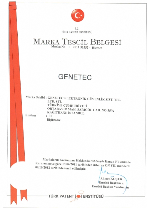 Marka Tescil Belgesi